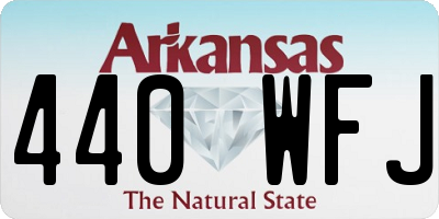 AR license plate 440WFJ