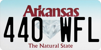 AR license plate 440WFL