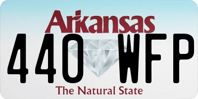 AR license plate 440WFP