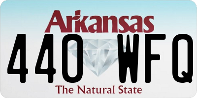 AR license plate 440WFQ
