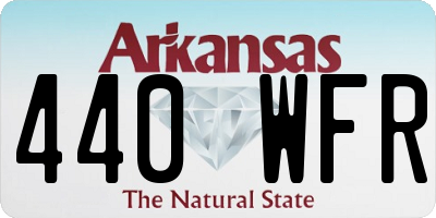 AR license plate 440WFR