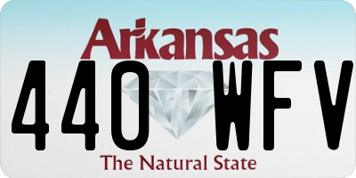 AR license plate 440WFV