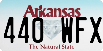 AR license plate 440WFX