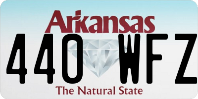 AR license plate 440WFZ