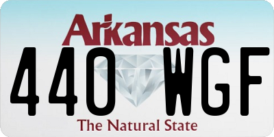 AR license plate 440WGF