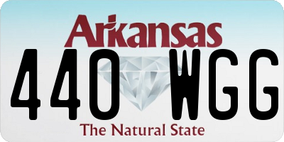 AR license plate 440WGG