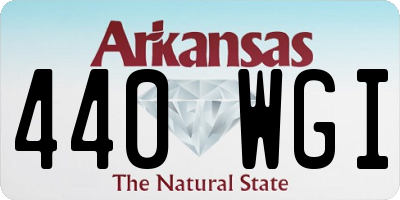 AR license plate 440WGI