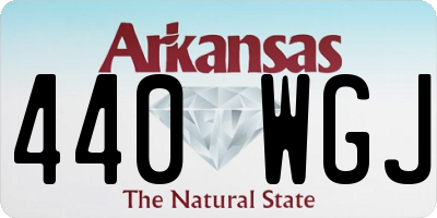 AR license plate 440WGJ