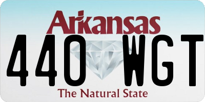 AR license plate 440WGT