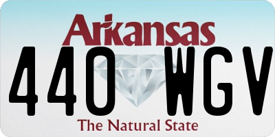AR license plate 440WGV