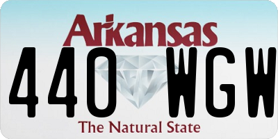 AR license plate 440WGW