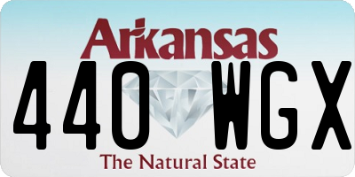 AR license plate 440WGX