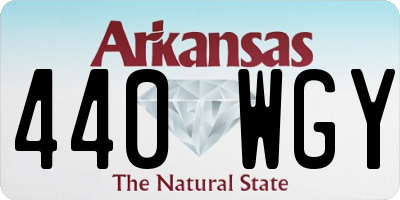 AR license plate 440WGY