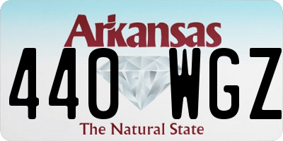 AR license plate 440WGZ