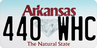 AR license plate 440WHC