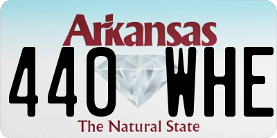 AR license plate 440WHE