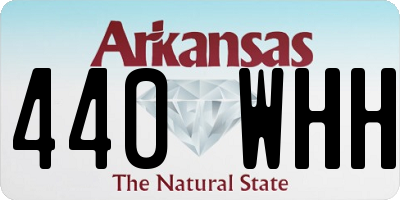 AR license plate 440WHH