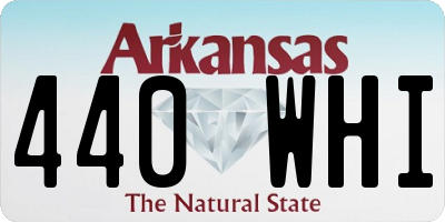 AR license plate 440WHI