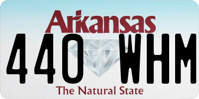 AR license plate 440WHM