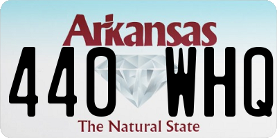 AR license plate 440WHQ