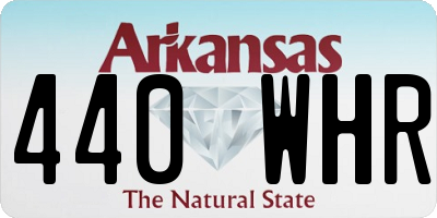 AR license plate 440WHR