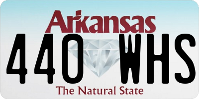 AR license plate 440WHS
