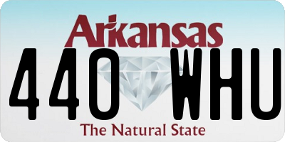 AR license plate 440WHU