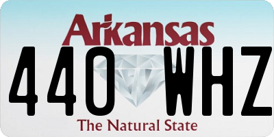 AR license plate 440WHZ