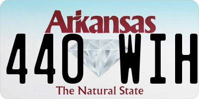 AR license plate 440WIH