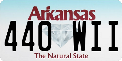 AR license plate 440WII