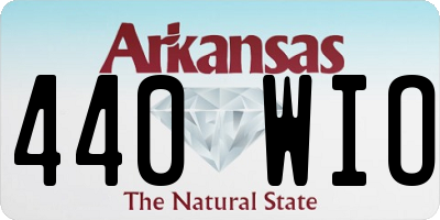 AR license plate 440WIO