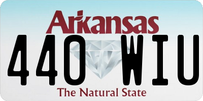 AR license plate 440WIU