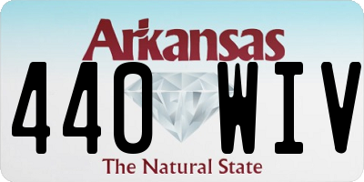 AR license plate 440WIV