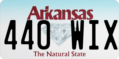 AR license plate 440WIX
