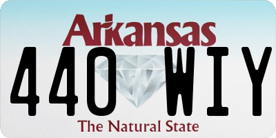 AR license plate 440WIY