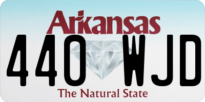 AR license plate 440WJD