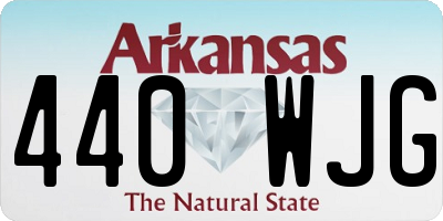 AR license plate 440WJG