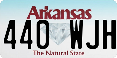 AR license plate 440WJH