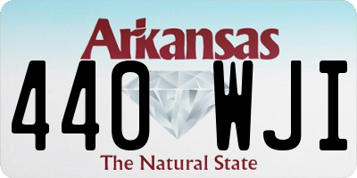 AR license plate 440WJI