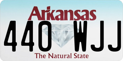 AR license plate 440WJJ