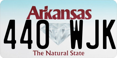 AR license plate 440WJK