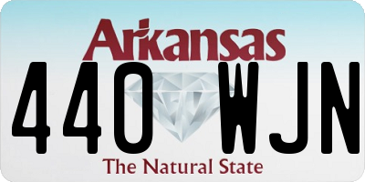 AR license plate 440WJN