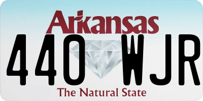 AR license plate 440WJR