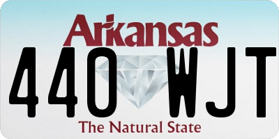 AR license plate 440WJT