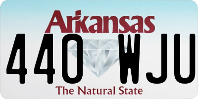 AR license plate 440WJU