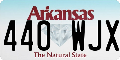 AR license plate 440WJX