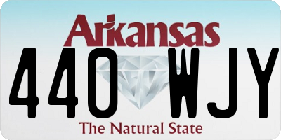 AR license plate 440WJY