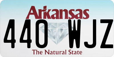 AR license plate 440WJZ
