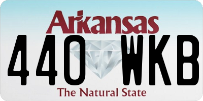 AR license plate 440WKB