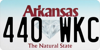 AR license plate 440WKC